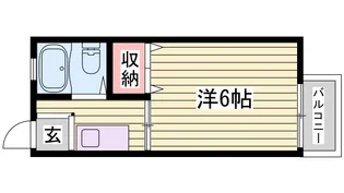 東辻井ハイツ【1階】の間取り