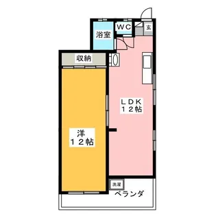 エスポワール岩倉【3階】の間取り