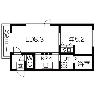 アッセ コトニ【2階】の間取り