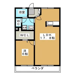 メゾンミズタ【3階】の間取り