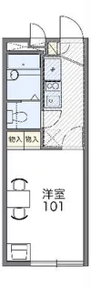 レオパレスGon Vier【1階】の間取り