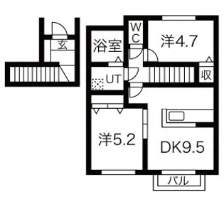 iメゾン A【2階】の間取り