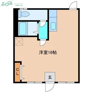 第一マンション一八 1階【1階】の間取り