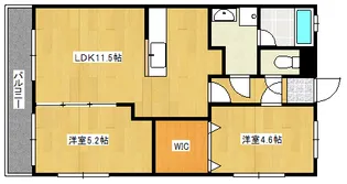 コーポF・P【1階】の間取り