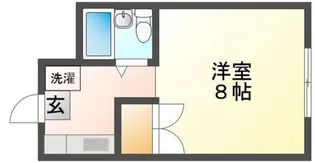 京山サンコーポ【1階】の間取り