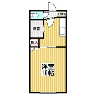 Mハイツ1【2階】の間取り