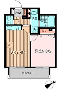ラポール三田【9階】の間取り
