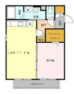 セジュールレセンテ【2階】の間取り