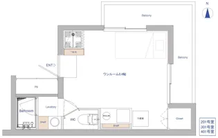 ジォリエヴィラ【2階】の間取り