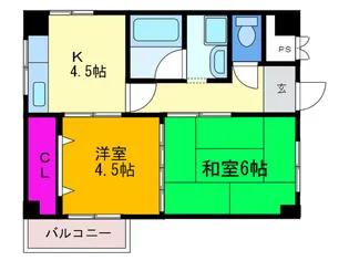 サンヴィラ上之宮【3階】の間取り