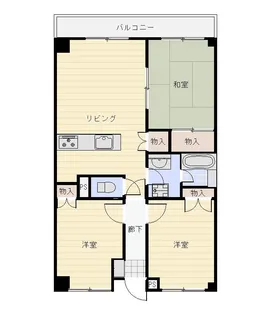 メゾンドール今治【2階】の間取り