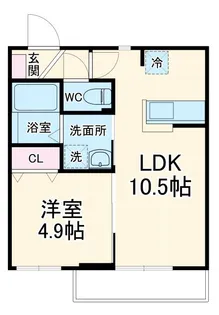 ASHIPI西谷(アシピ西谷)【3階】の間取り