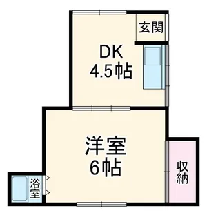 浦野荘【1階】の間取り