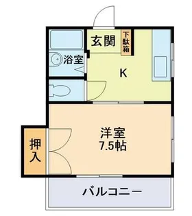 ラフォーレ4番館【3階】の間取り