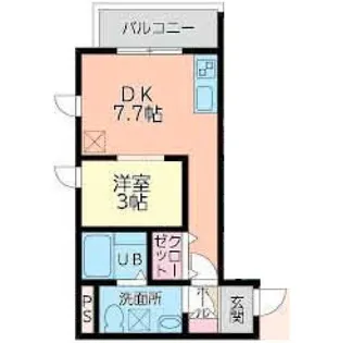 メリディアン迫参番館【3階】の間取り