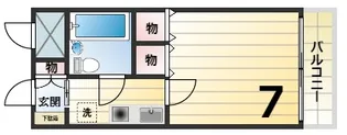 アーバンエース西神戸パル【3階】の間取り