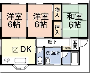 ホワイトコート【2階】の間取り