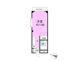ルネコート三島【3階】の間取り