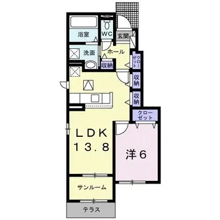 ウルビーノ II【1階】の間取り