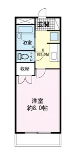 カーサU【3階】の間取り