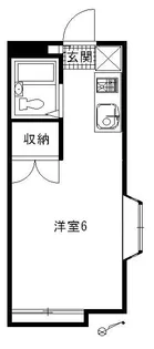 エステートピア中村【2階】の間取り