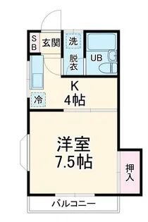 ロアール天王台壱番館【2階】の間取り