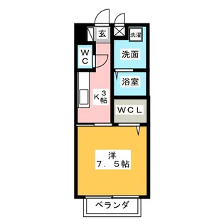リーフ・アビタシオン【2階】の間取り