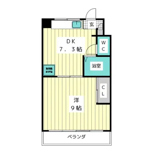 本町アビタシオン【1階】の間取り