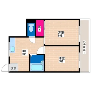龍美ポロネーズ【3階】の間取り