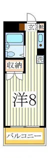 サンライズ北柏【2階】の間取り