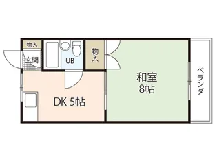 泉コーポ【2階】の間取り