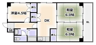 コーポエクセルI【2階】の間取り