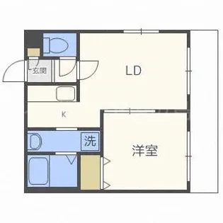 NFPガーデン月寒西【4階】の間取り