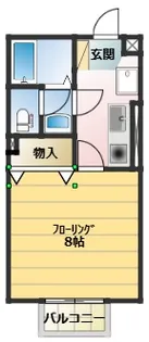 ハイセレールSE雅 B【2階】の間取り