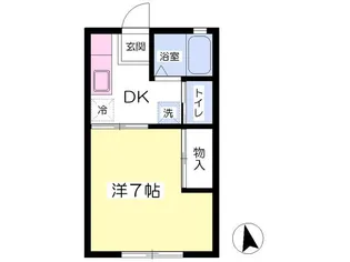 ハイツ光陽【1階】の間取り