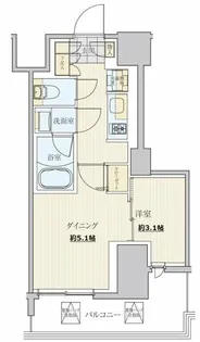 リビオメゾン南砂町【5階】の間取り