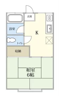 千葉県柏市つくしが丘4【アパート】の間取り