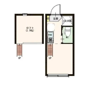 東京都豊島区高松2【アパート】の間取り