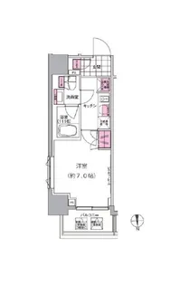 プレジリア東日本橋【13階】の間取り