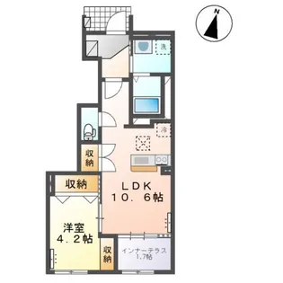 フォンテーナ【1階】の間取り