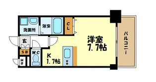 愛知県名古屋市東区葵1【マンション】の間取り