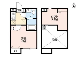 Verde fresco(ヴェルデ フレスコ)【2階】の間取り