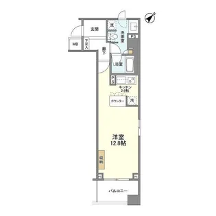 アリーム稲毛海岸【6階】の間取り