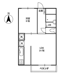 神奈川県大和市大和東3【マンション】の間取り
