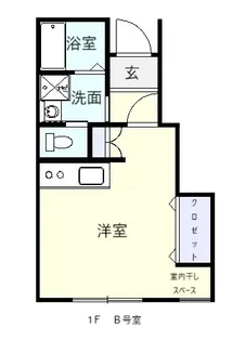 アッシュ・ディ・メルカートII【1階】の間取り