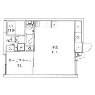 CITY WALK新江古田【1階】の間取り