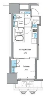 ルフォンプログレ秋葉原EAST【11階】の間取り