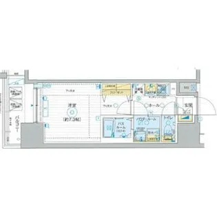 エステムプラザTOKYO RISE【14階】の間取り