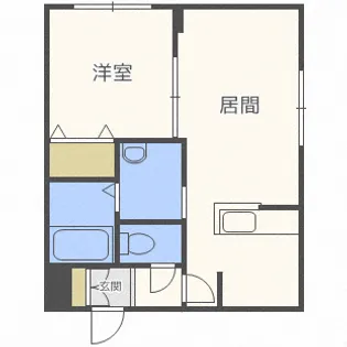 デイズ環状通東【4階】の間取り