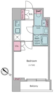 東京都中央区日本橋浜町3【マンション】の間取り